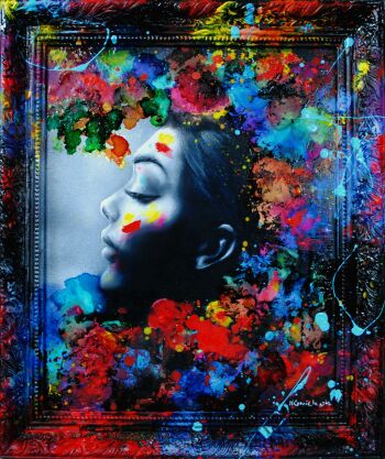Milena Chmielewska-She is a flower II-Akryl