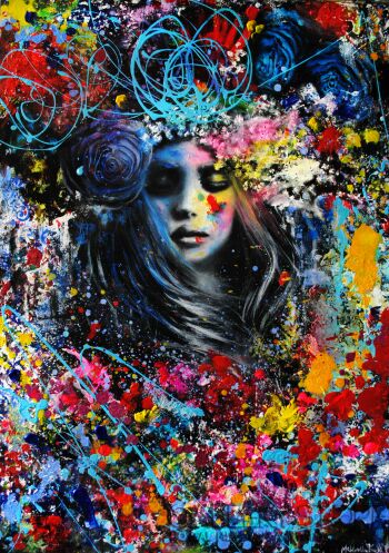 Milena Chmielewska-She is a flower III-Grafiki i plakaty