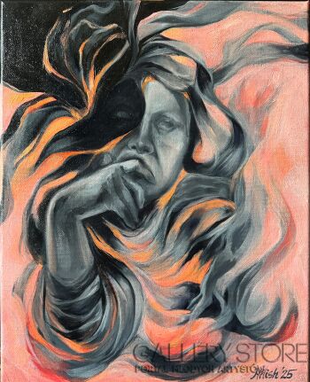 Milena Korzeniewska-Ciężka myśl-Malarstwo