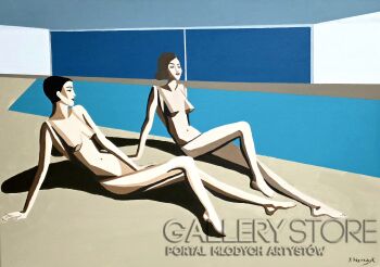 Monika Adamczyk-Geometria letargu -Malarstwo