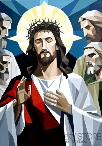 Monika Adamczyk-Jasność w ogniu ciemności -Malarstwo