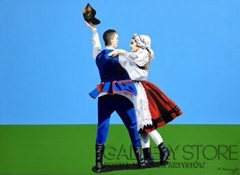 Monika Adamczyk-Tańce polskie -Malarstwo