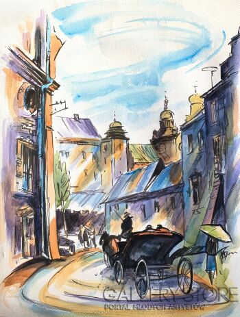 Monika Borowicz-Kraków - ulica Kanonicza -Malarstwo