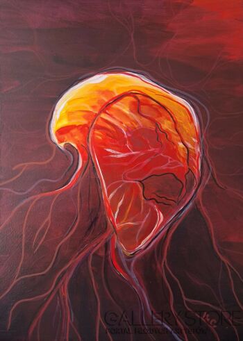 Monika Chomiuk-Heart Thinking-Rysunek