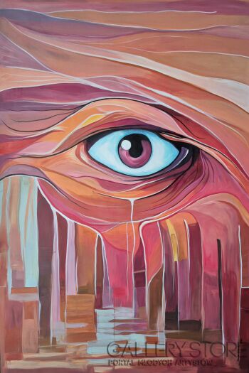 Monika Chomiuk-Piercing Violet Eye-Akryl