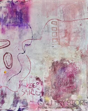 Monika Kargol-Keep smile-Malarstwo