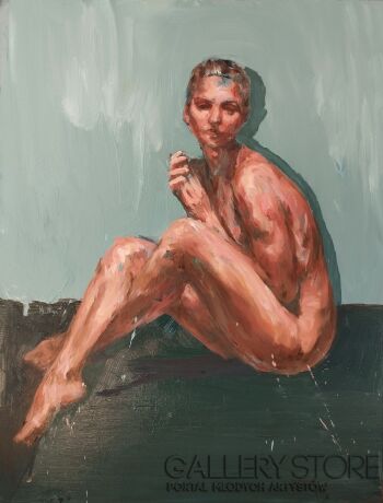 Monika Noga-Being here-Malarstwo