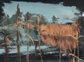 Monika Noga-By the pond I-Malarstwo