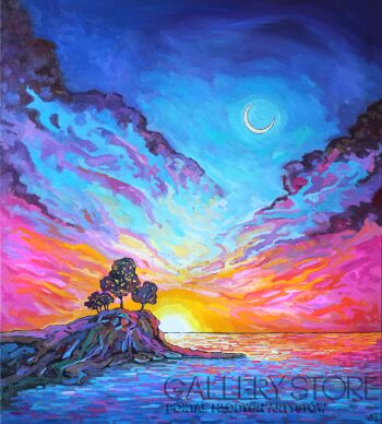 Monika Siwiec-Moonlight III-Olej