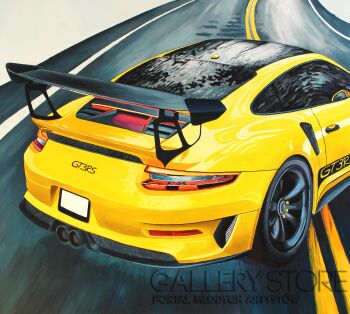 Porsche GT3RS yellow