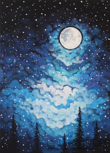 Monika Siwiec-Szept gwiezdnego nieba-Malarstwo