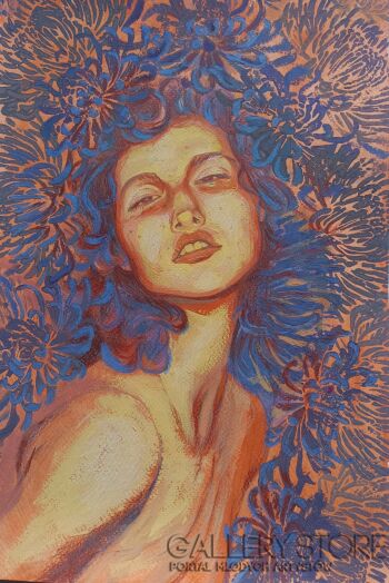 Natalia Leocho-Flower punch-Malarstwo