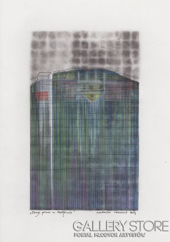 Natalia Rozmus - Esparza-Drugi plan w Mełpinie-Rysunek