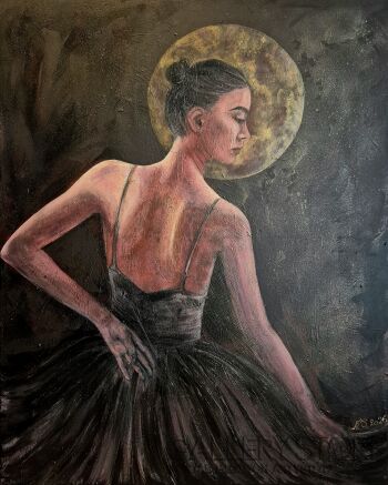 Natalia Smolin-Dancing in the moonlight-Malarstwo