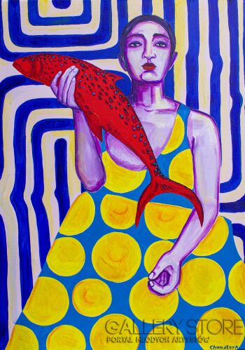 Oksana Chumakova-Obraz „Gertruda”-Malarstwo