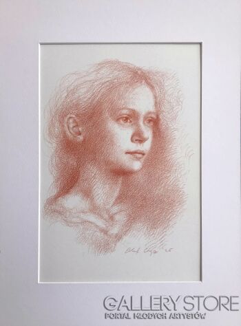 Olaf Czyż-Introspekcje III, szkic do obrazu-Rysunek