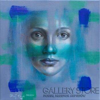 Olaf Czyż-Kompozycja z kobaltem i zielenią Veronese-Malarstwo