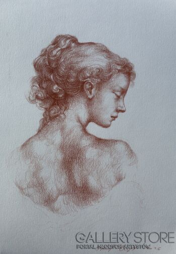 Olaf Czyż-Symetrie I, szkic do obrazu-Rysunek