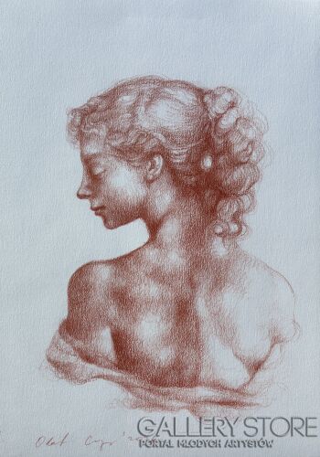 Olaf Czyż-Symetrie II, szkic do obrazu-Rysunek