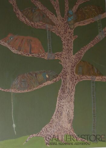 Paulina Traczyńska-Szałasy na Drzewie-Olej