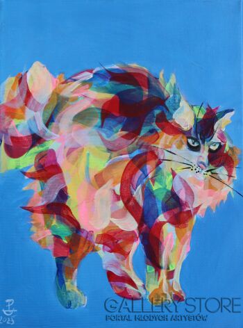 Paweł Dąbrowski-Futro Pełne Światła-Malarstwo