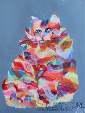 Paweł Dąbrowski-Kolorowa Medytacja-Malarstwo