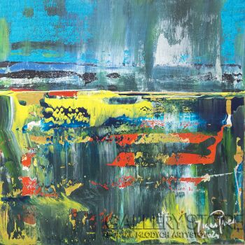 Paweł Jagła-"Abstracion 5"-Malarstwo