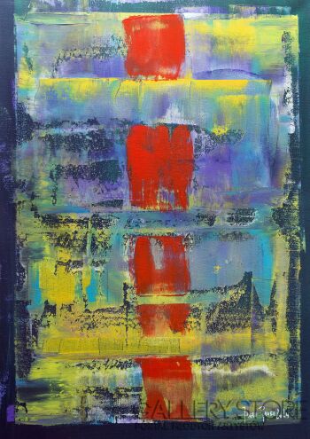 Paweł Jagła-"Abstracion X"-Malarstwo