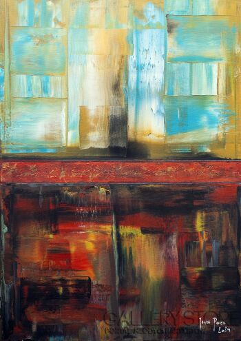 Paweł Jagła-"ABSTRACT GIRAFFE"-Malarstwo