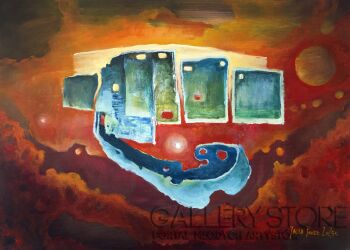 Paweł Jagła-"Bez tytułu"-Malarstwo