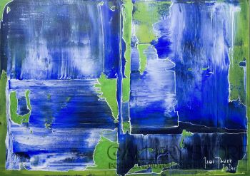 Paweł Jagła-"BLUE ABSTRACTION"-Malarstwo