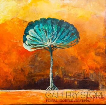Paweł Jagła-BLUE TREE-Malarstwo