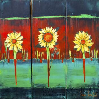 Paweł Jagła-"Flowers"-Malarstwo