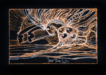 Paweł Jagła-Horses-Rysunek