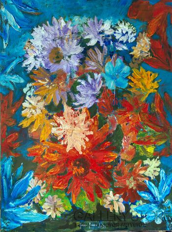 Paweł Jagła-KWIATY -Malarstwo