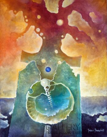 Paweł Jagła-"Medallion"-Malarstwo