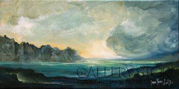 Paweł Jagła-"Morski pejzaż"-Malarstwo