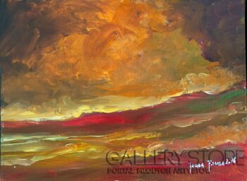 Paweł Jagła-"Pejzaż II"-Malarstwo