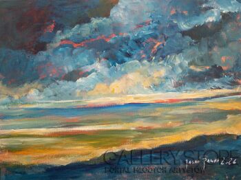 Paweł Jagła-"Pejzaż III"-Malarstwo