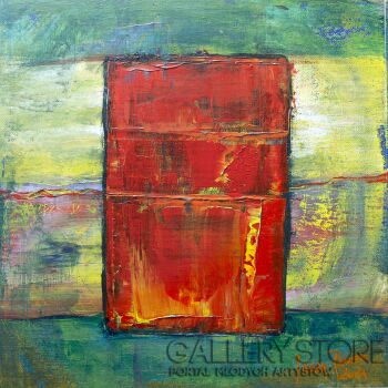 Paweł Jagła-"Red door"-Malarstwo