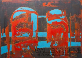 Paweł Jagła-"Red Towers"-Malarstwo