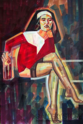 Piotr Kachny-Electric Sister Land-Malarstwo