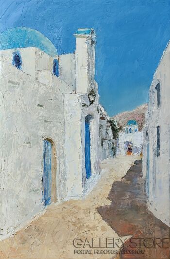 Piotr Paraniak-Uliczka na Paros-Olej