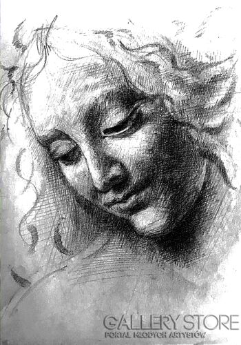 Piotr Sanguszko -Szkic inspirowany Da Vinci-Rysunek