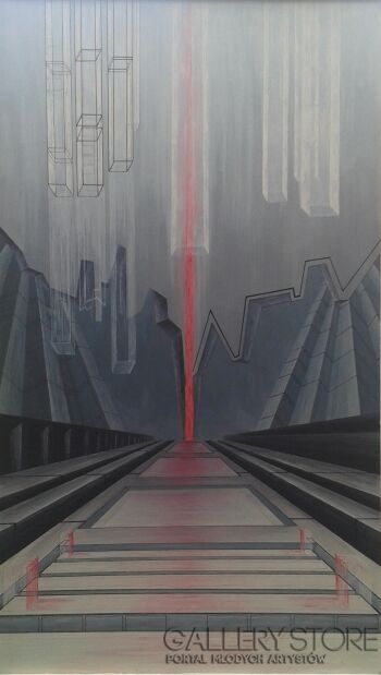 Przemysław Cichy-ABSTRAKCJA GEOMETRYCZNA-Olej