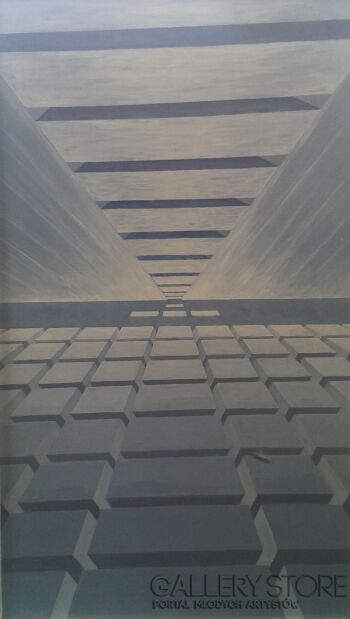 Przemysław Cichy-ABSTRAKCJA GEOMETRYCZNA-Olej