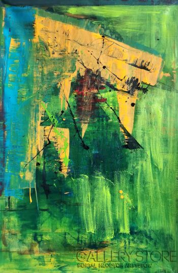 Przemysław Michalczuk-Zielony świt-Malarstwo