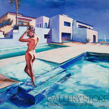 Rafał Knop-Swimming Pool VAI 80-Malarstwo