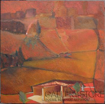 Rafał Knop-Toskania IX ORANGE -Olej