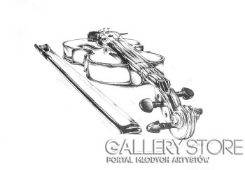 Rafał Kulik-Skrzypce - studium delatu-Rysunek